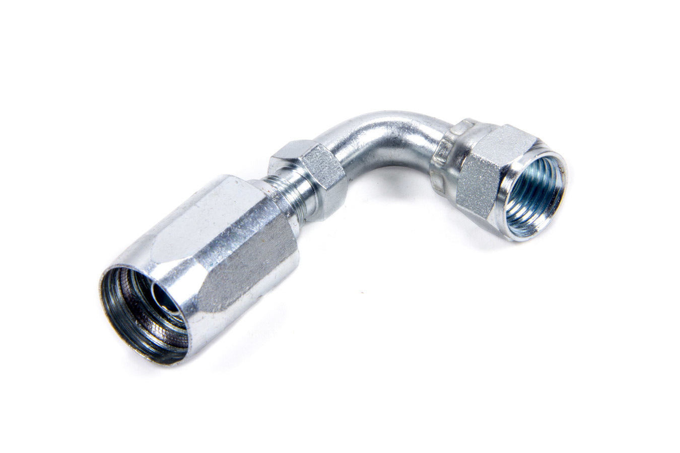 Fragola Performance Systems Hose Fitting #6 90 Deg Steel - Power Steering