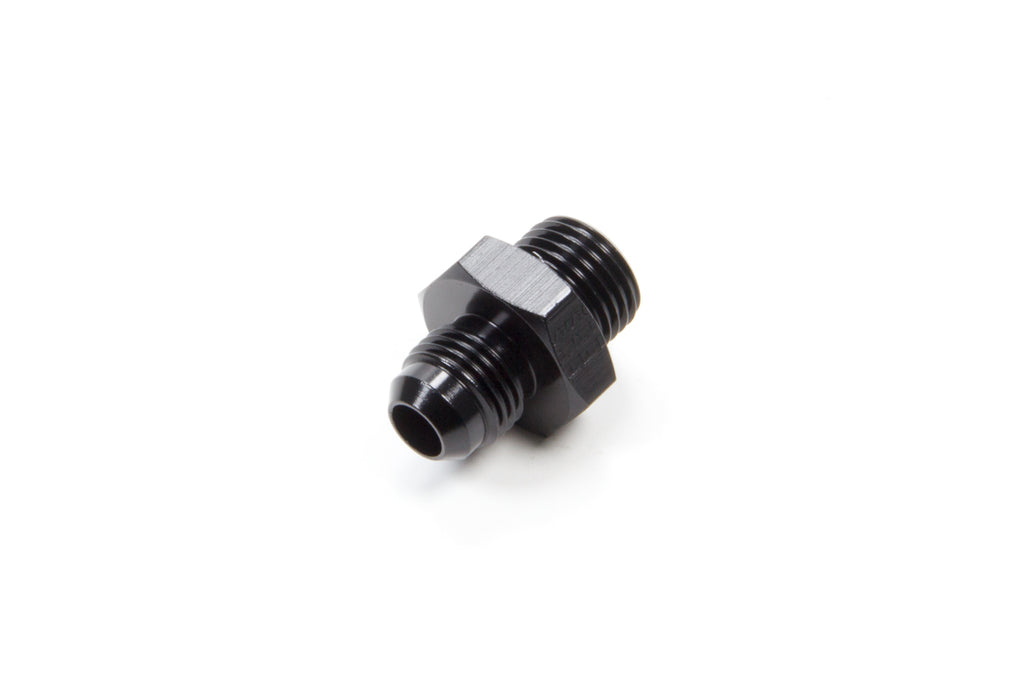 Male Straight Adapter Fitting - Black Anodized