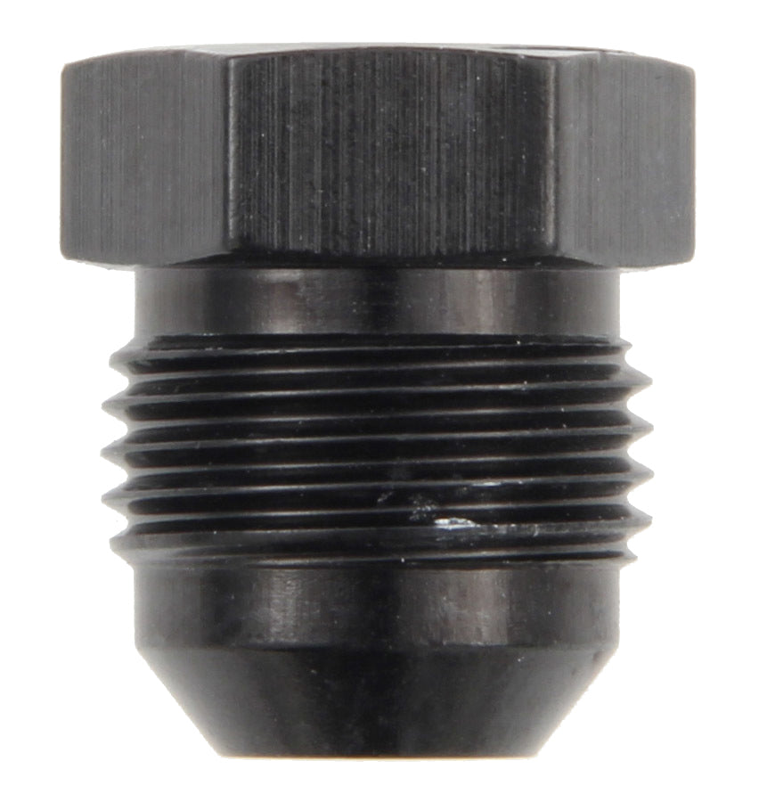 Black Anodized Aluminum Hex Head Plug - Lightweight & Durable