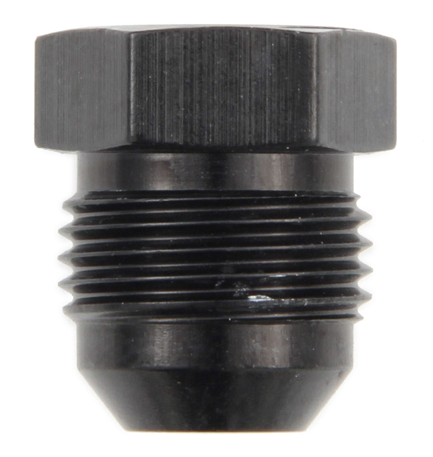 Hex Head Black Anodized Aluminum Plug