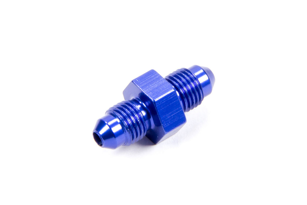 MALE ALUMINUM UNION FITTING, BLUE ANODIZED