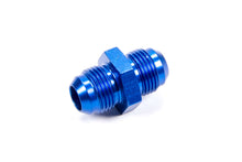 Load image into Gallery viewer, Male Aluminum Straight Union Fitting, Blue Anodized