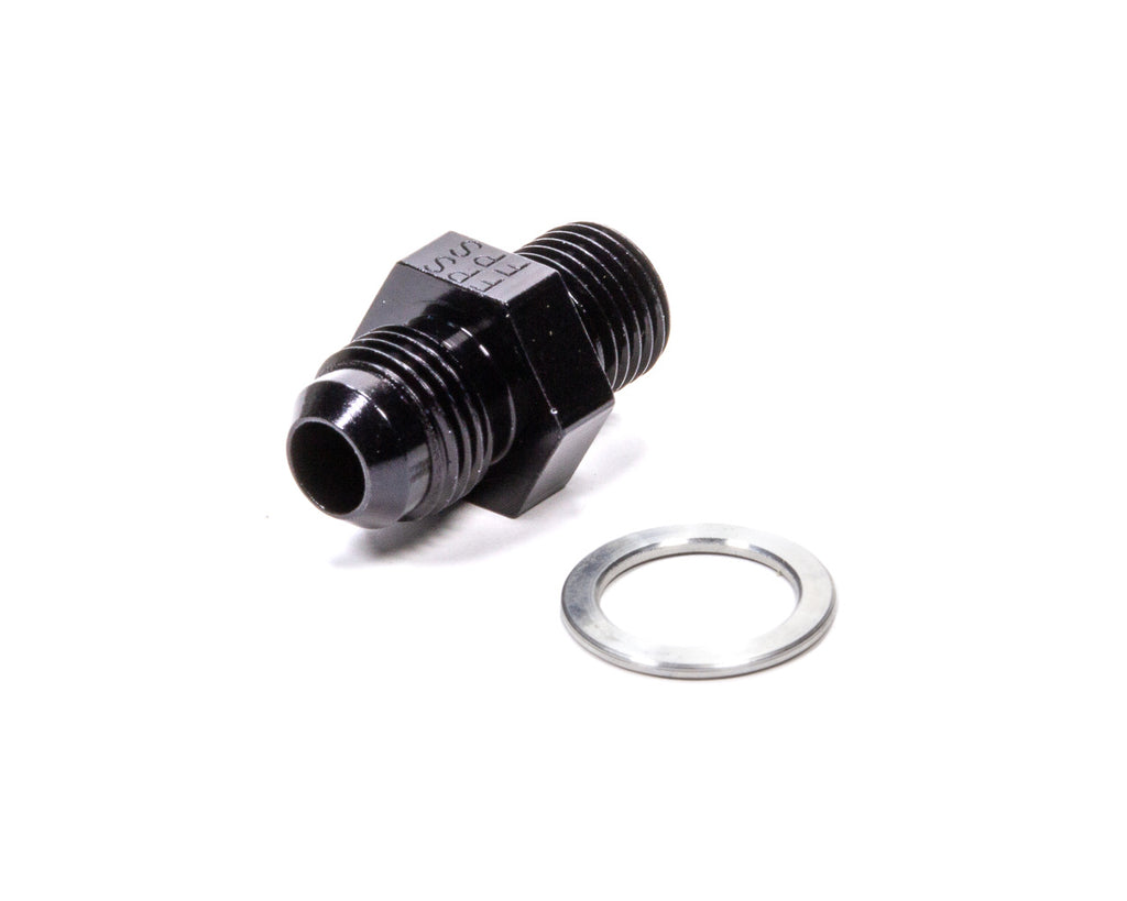 Fragola Performance Systems Trans Adapter Fitting #6 x 1/4 MPT Black