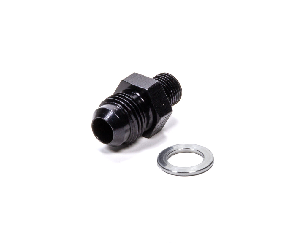 Male Transmission Adapter Fitting - Black Aluminum