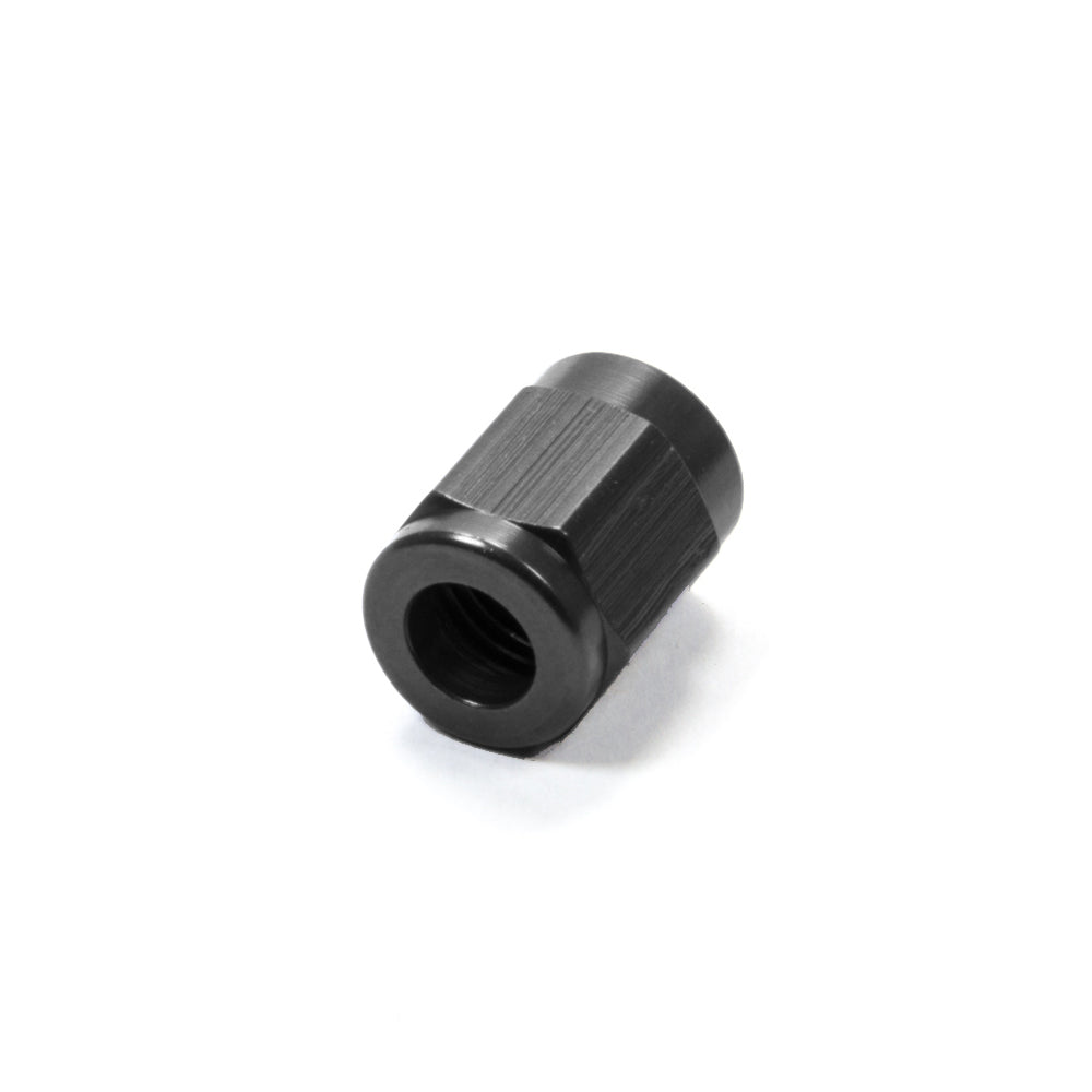 Black Anodized Aluminum Tube Nut for 3/16" Tube