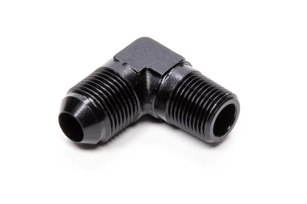 Fragola Performance Systems 90 Deg Adapter Fitting #8 x 1/4 MPT Black