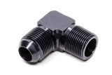 Fragola Performance Systems 90 Deg Adapter Fitting #10 x 1/2 MPT Black