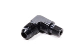 Fragola Performance Systems 90 Deg Adapter Fitting #6  x 1/8 MPT Black