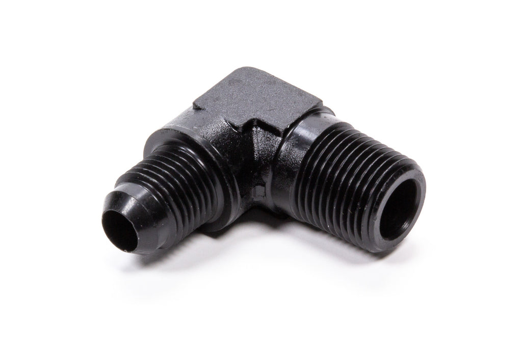 Fragola Performance Systems 90 Adapter Fitting #6 x 3/8 MPT Black