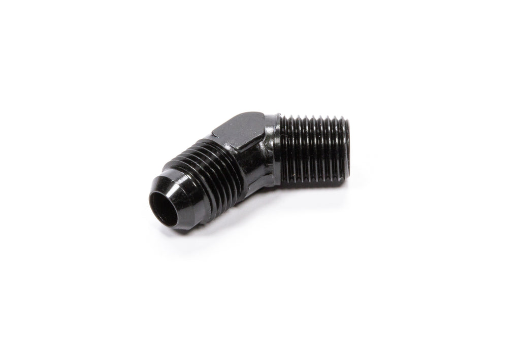 Fragola Performance Systems 45 Deg Adapter Fitting #4 x 1/8 MPT Black