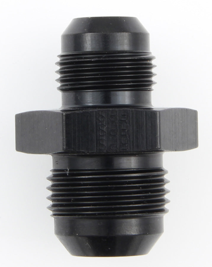 Male Reducer Fitting in Black Aluminum