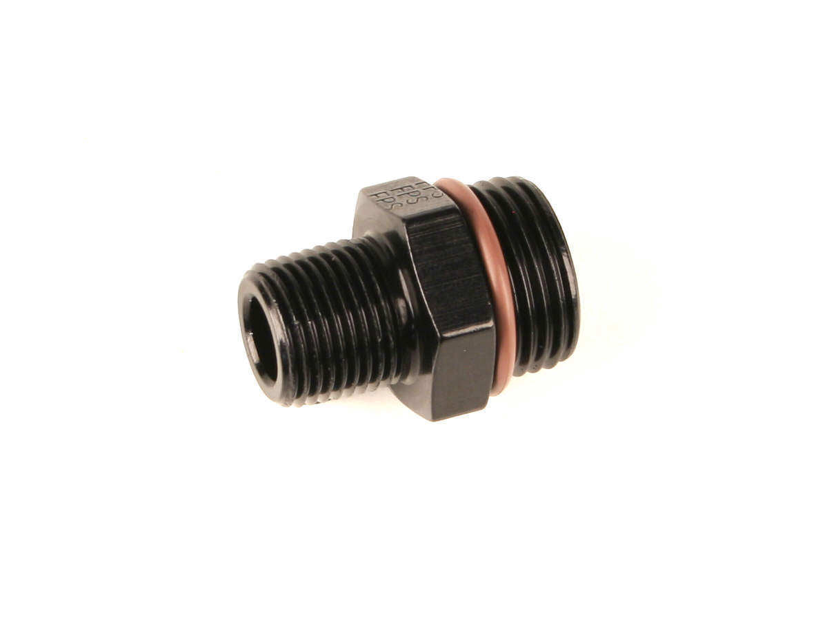 Fragola Performance Systems #10 ORB x 1/2 MPT Adapter Fitting Black