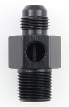 Cargar imagen en el visor de la galería, MPT GUAGE ADAPTER INLINE - BLACK ANODIZED ALUMINUM