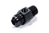 Fragola Performance Systems#8 X 3/8MPT Inline Gauge Adapter Fitting Black