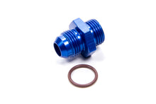 Cargar imagen en el visor de la galería, Male Radius O-Ring Fitting - Aluminum, Blue Anodized