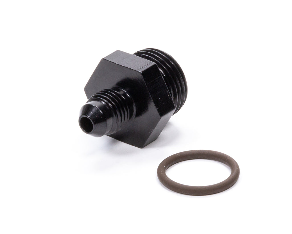 Radius O-Ring Fitting Adapter in Black Aluminum