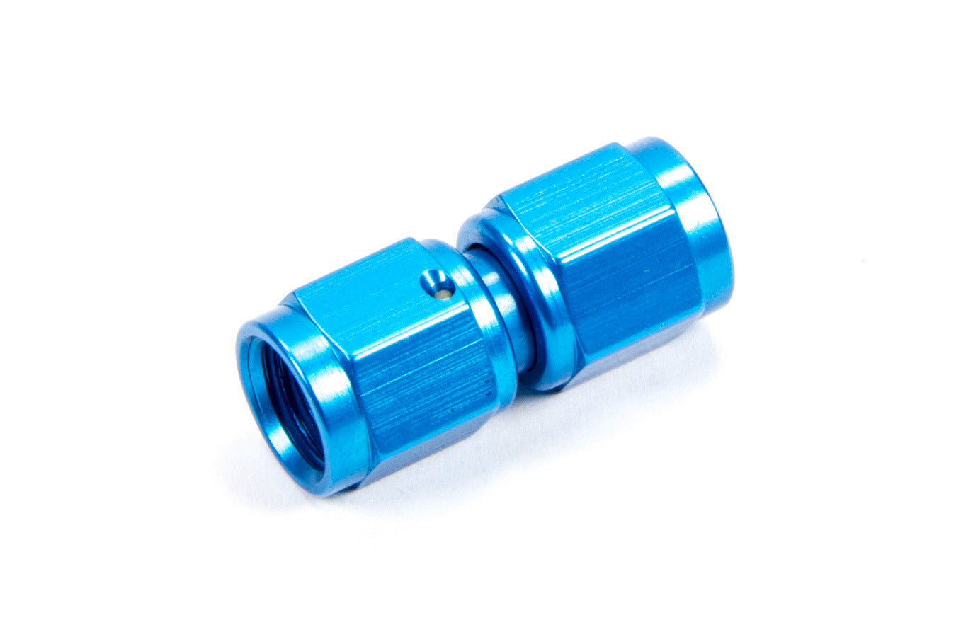 Female Swivel Connect Adapter - Aluminum, Blue Anodized