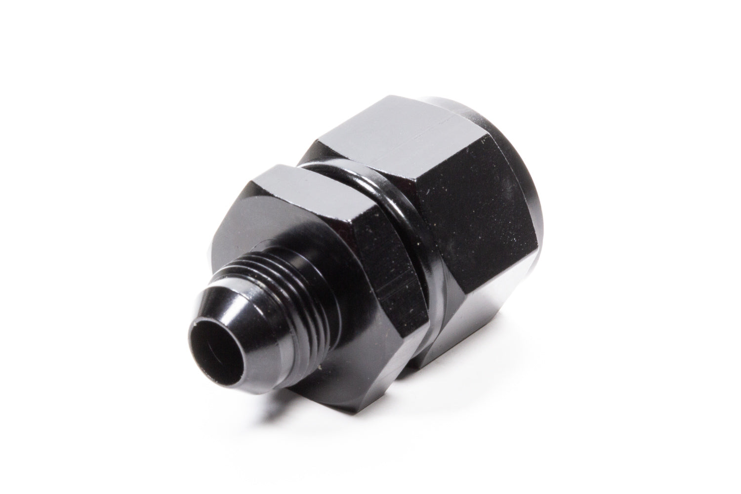 Male Swivel Reducer Adapter, Black Aluminum