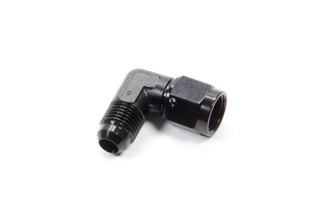 Fragola Performance Systems #6 Female Swivel to Male 90 Degree Fitting Black