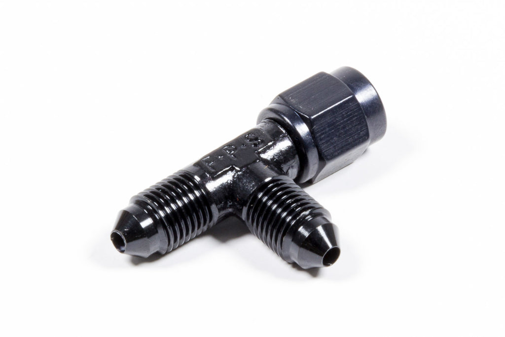 Swivel on Run Fitting in Black Aluminum