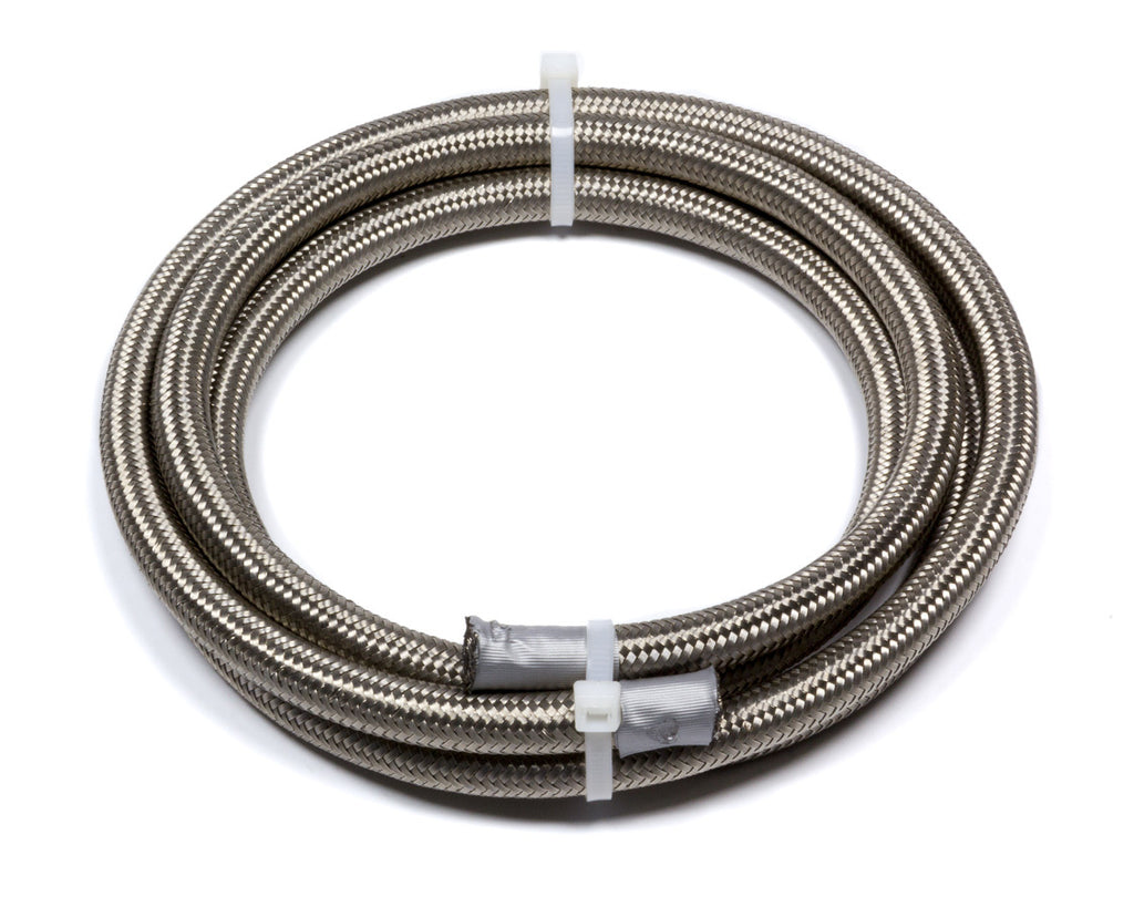 Braided Stainless Steel Hose - 6 AN, 10ft Length