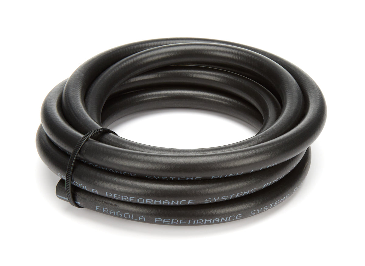 Fragola Performance Systems #4 Push-Lite  Hose 10ft Hi-Temp - Black