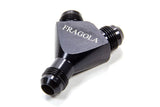 Fragola Performance Systems 8an Y-Male Fitting Black