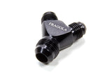 Fragola Performance Systems 8an Y-Male Fitting w/ Dual 6an outlets Black