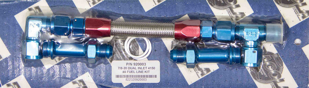 Fragola Performance Systems #8 Fuel Line Kit 7/8-20 Dual Inlet 4150