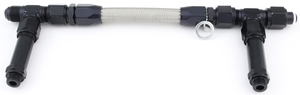 Braided Stainless Hose - Black/Silver