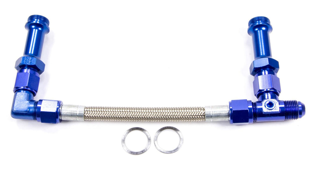 Braided Stainless Fuel Line Kit for Holley 4150 Carburetor