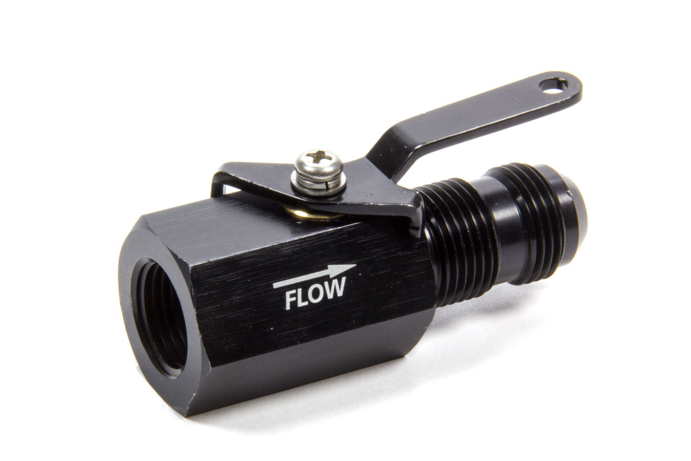 Fragola Performance Systems #10 Shut off Valve Black Female Inlet/Male Outlet