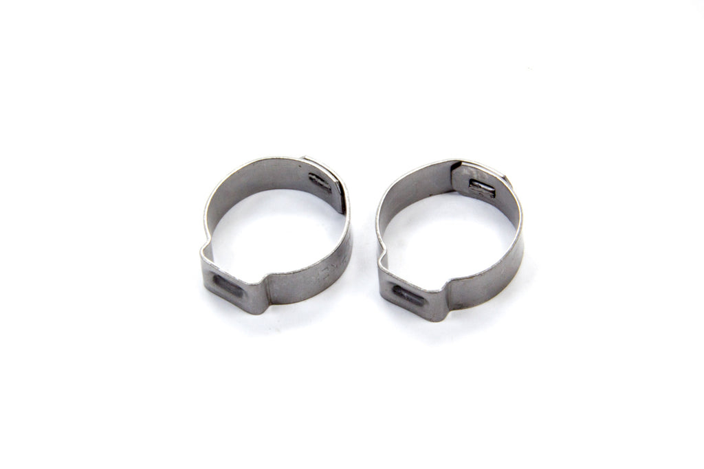 Stainless Steel Push Lock Hose Clamps - 2 Pack