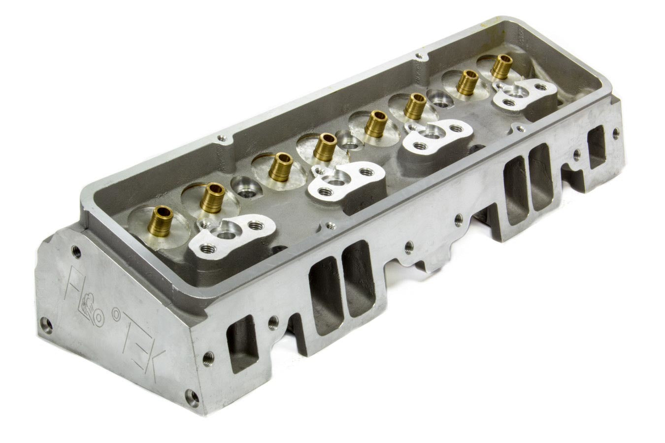 FLOTEK Performance Cylinder Heads SBC 180cc Alum Cyl Head 64cc 2.02/1.60 A/P Bare