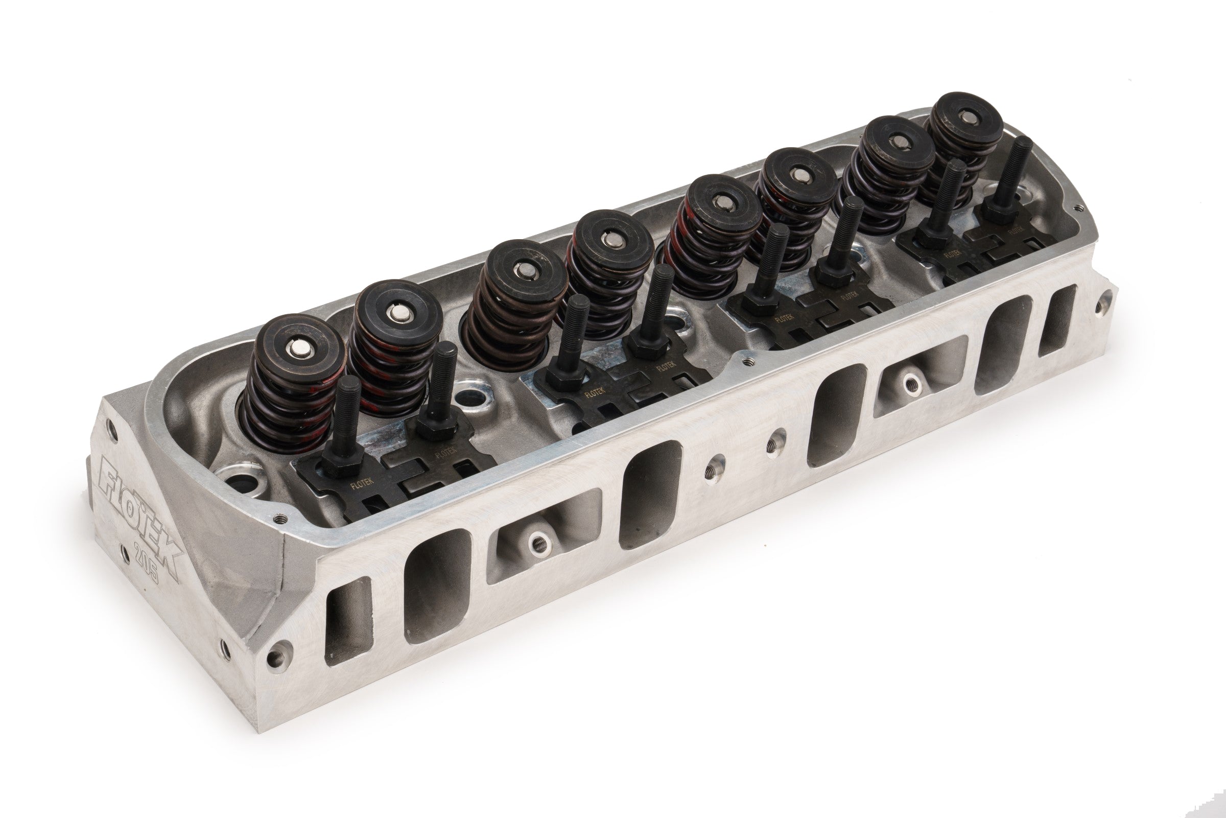FLOTEK Performance Cylinder Heads SBF 205cc Alm Cyl Head Hammer Series Assembled