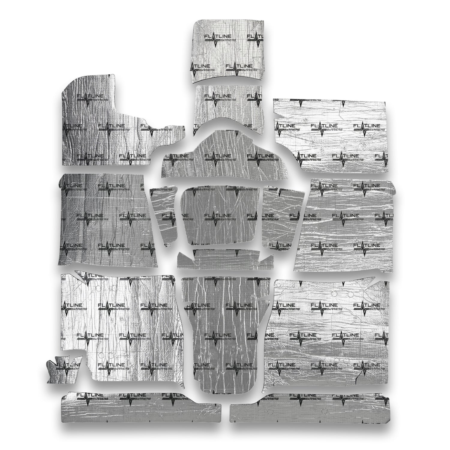 Flatline Barriers 60-62 GM Truck High Tunn el Floor Insulation Kit