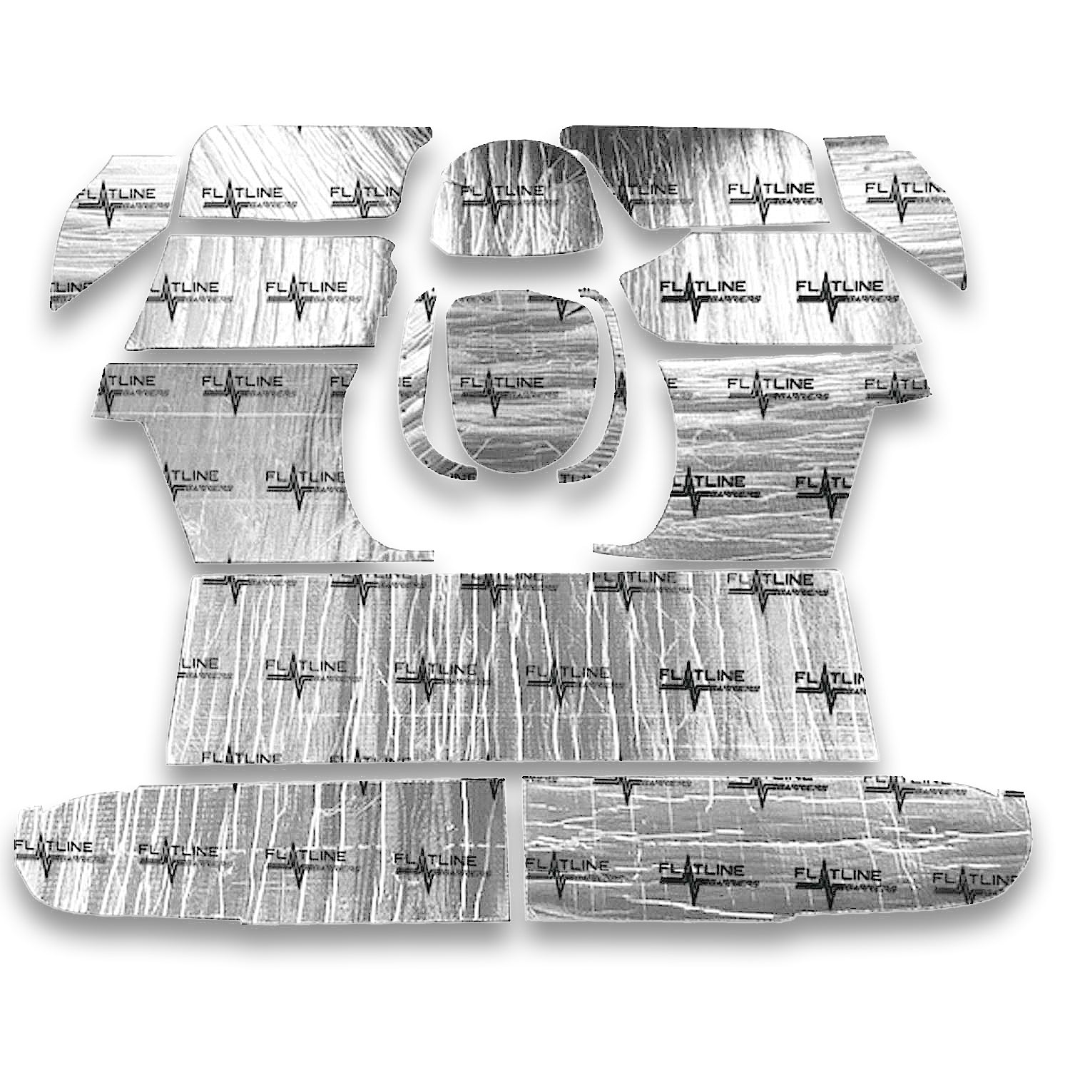 Flatline Barriers 55-59 GM Truck High Tunn el Floor Insulation Kit