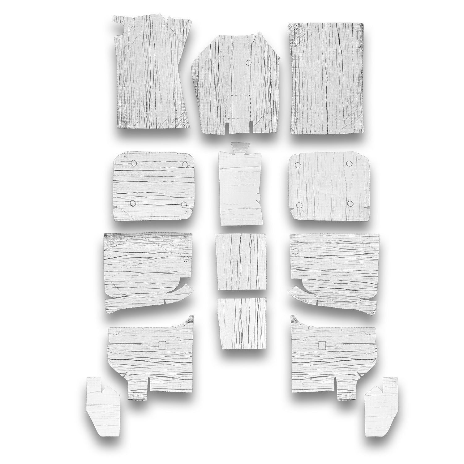 Flatline Barriers 64-68 Ford Mustang Coupe Floor Insulation Kit