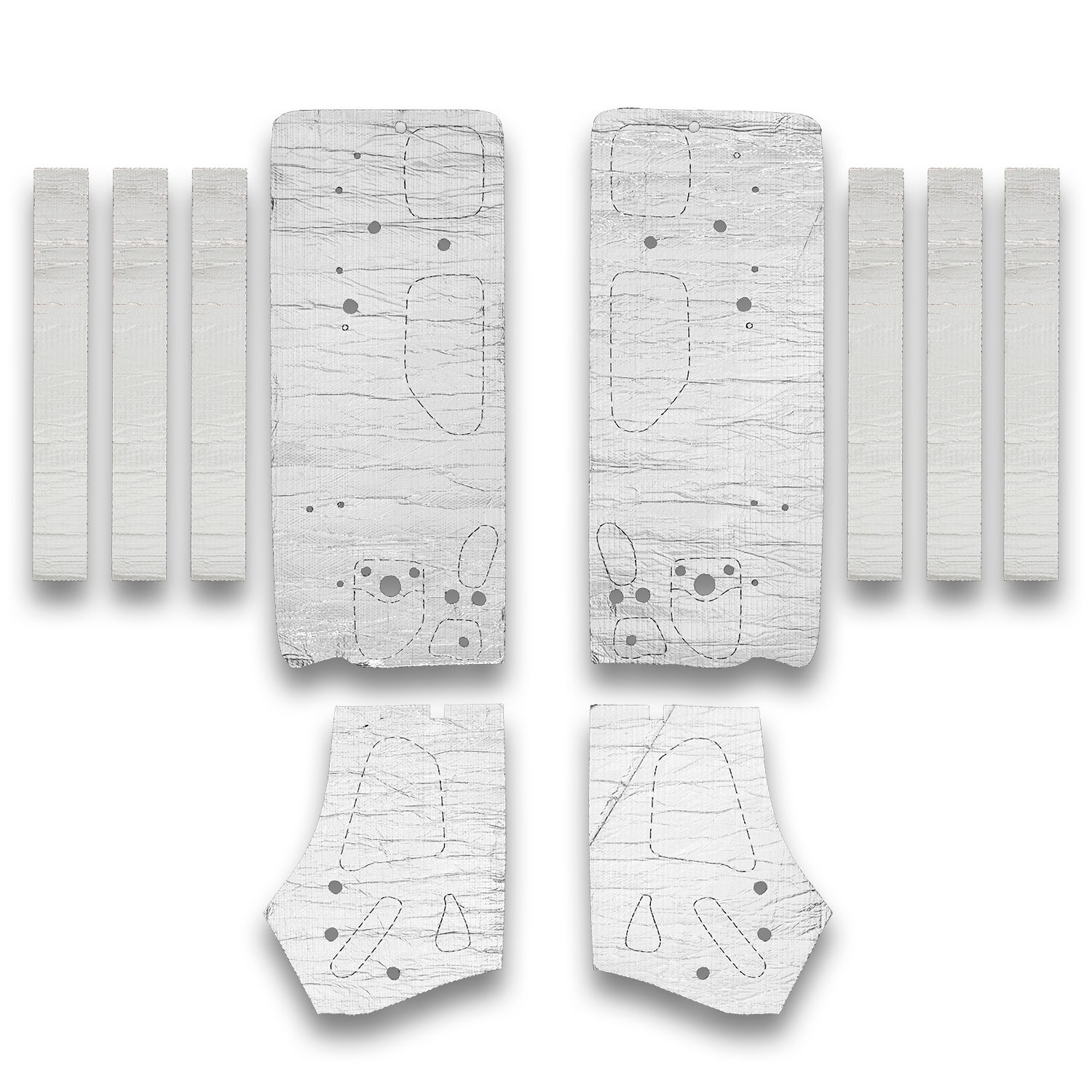 Flatline Barriers 69-70 Ford Mustang Coupe Door Insulation Kit