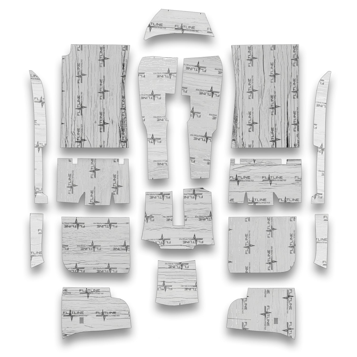 Flatline Barriers 71-73 Ford Mustang Coupe Floor Insulation Kit