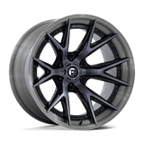 Fuel Off-Road Catalyst FC402 Series Gloss Black with Tinted Brushed Lip Wheels FC402BT22106318N