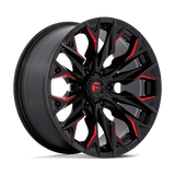 Fuel Off-RoadD823 20X9 6X5.5 G-BLK MILL C-RED 1MM