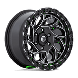 Fuel Off-RoadD840 15X8 5X4.5 G-BLK-MILL -19MM