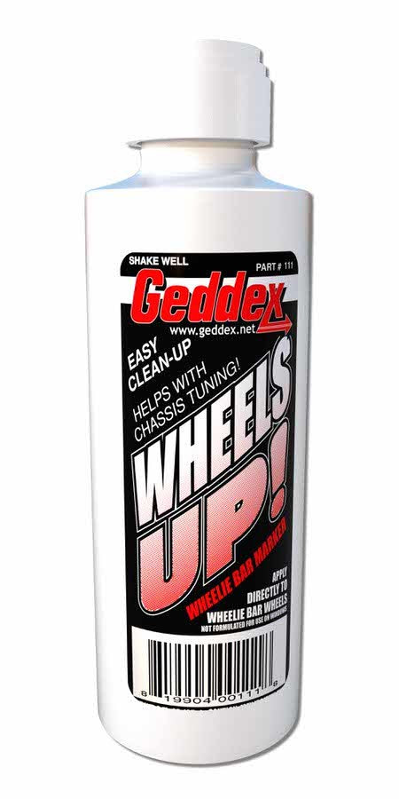 Geddex Wheels Up Wheelie Bar Marker White 3oz Bottle