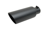 Black Ceramic Double Wal led Angle Exhaust Tip