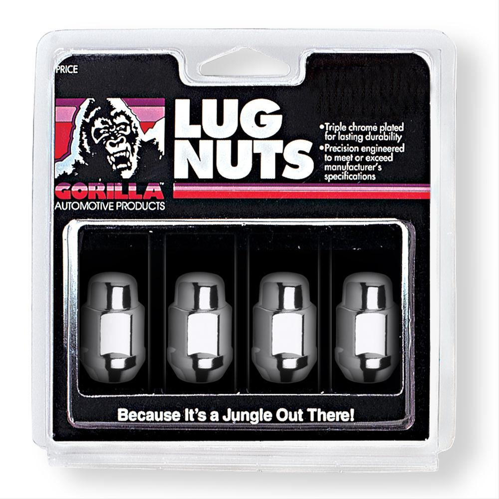 Gorilla Automotive Products 4 Lugnuts Acorn Bulge 7/16