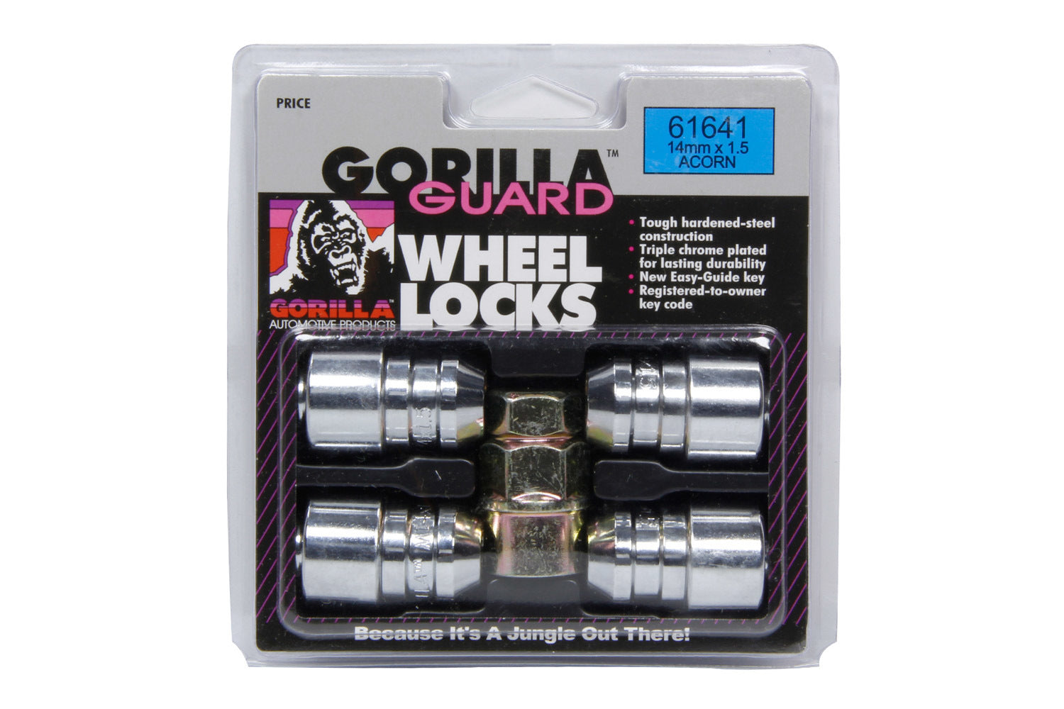 Gorilla Automotive Products 4 Gorilla Guard Locks Acorn 14mm x 1.50