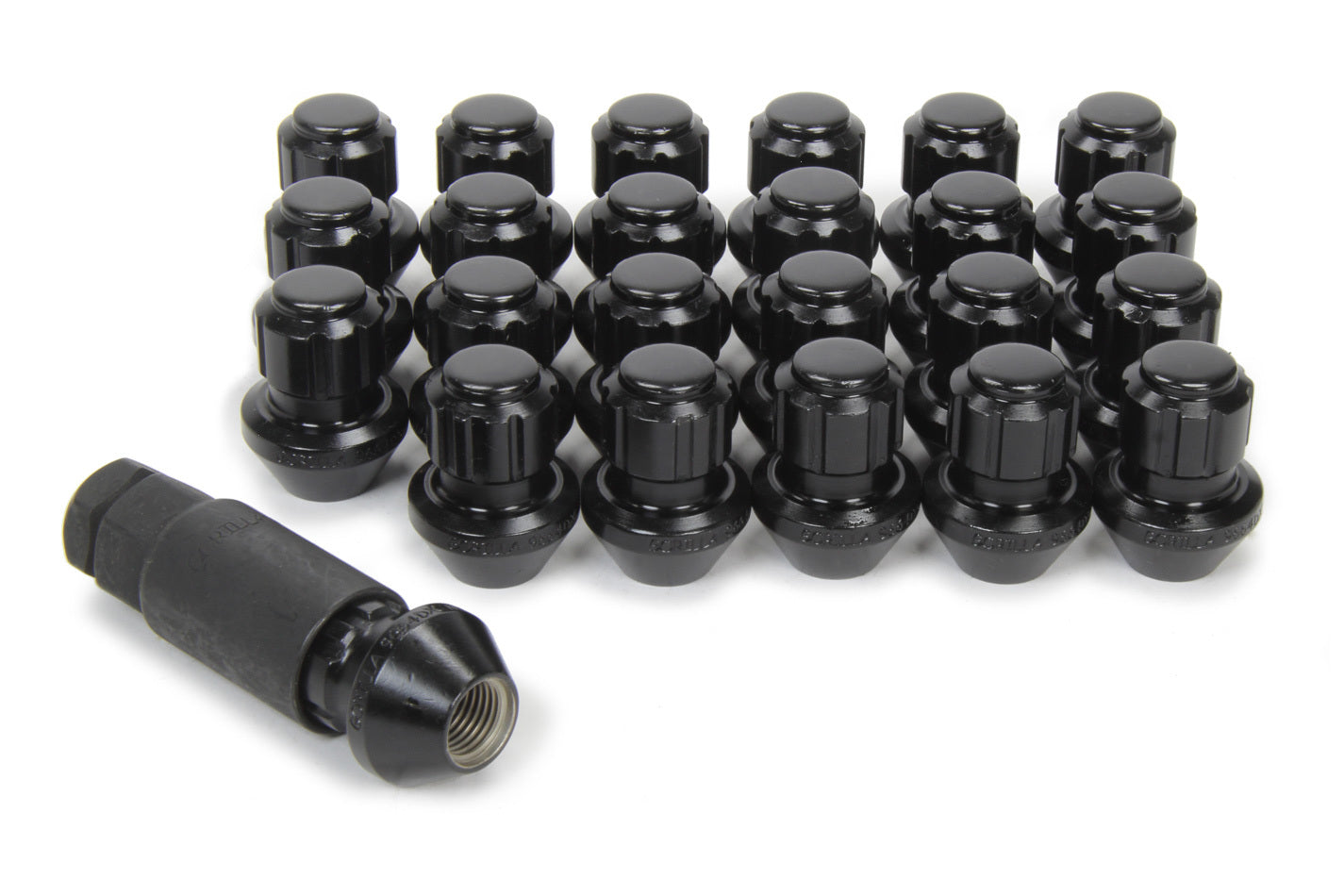 Gorilla Automotive Products Lug Nut and Lock System 14mm x 1.50 Black