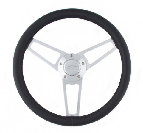 Grant Billet Series Leather St eering Wheel Chevy Logo