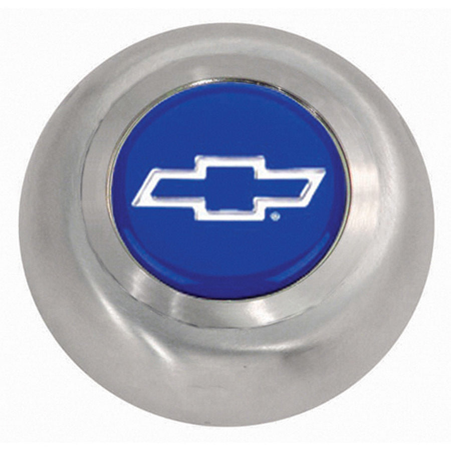 GrantStainless Steel Button - Blue Bowtie